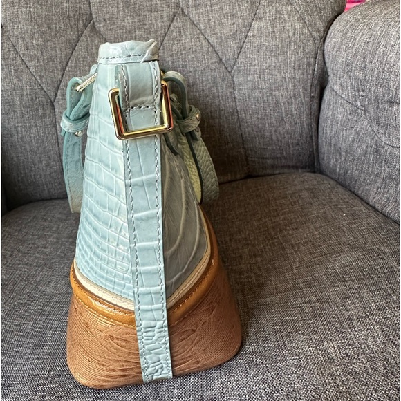 Brahmin Leather Carrie Tasseled Crossbody Bag - Picture 8 of 9